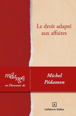 Mélanges en l'honneur de Michel Pédamon