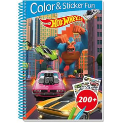 Hot wheels - 3d lenticular color and sticker fun