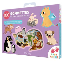 100 gommettes - Les bébés animaux