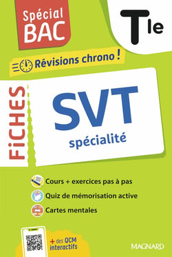 Spécial bac : Fiches SVT : Terminale - Tout le programme en 59 fiches, cours ultra-visuels, schémas-bilans, exercices, quiz et Grand oral (édition 2026)