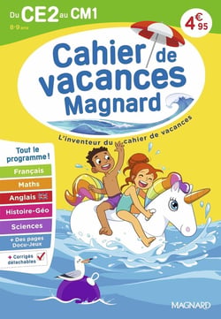 Cahier de vacances : Du CE2 vers le CM1 8-9 ans : Magnard, l'inventeur du cahier de vacances (édition 2026)