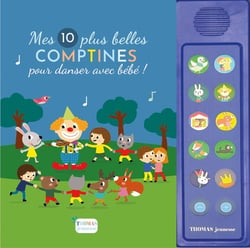 Mes 10 plus belles comptines sonores pour danser avec bébé, grandes piles alcalines