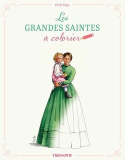 Coloriages petit page - t02 - les grandes saintes a colorier