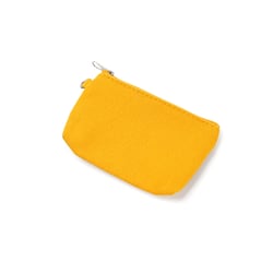 Porte-monnaie - 12 x 8,5 cm - Jaune - Créalia