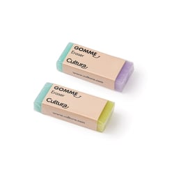 Gomme gel bicolore - Collection dégradée - Cultura