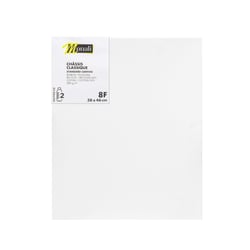 Châssis Monali - 8F - Polyester recyclé coton - Blanc - 38 x 46 cm