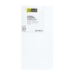 Châssis Monali - Polyester recyclé 65 % coton 35 % - Blanc - 20 x 40 x 1,8 cm