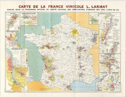 Carte : Carte de la France vinicole