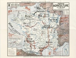 Carte : France agriculture