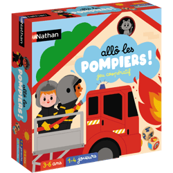 Allo les pompiers ! - Jeu de société enfant - Nathan
