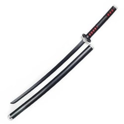 Katana décoratif en bambou inspiré de Kamado Tanjirou - Demon Slayer