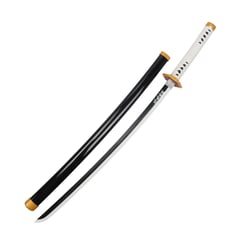 Katana décoratif en bambou inspiré de Sabito - Demon Slayer