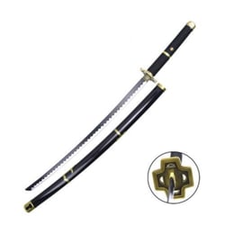 Katana décoratif en bambou inspiré du Yubashiri de Roronoa Zoro - One Piece