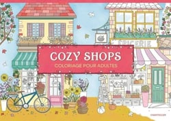 Cozy Shops - Coloriage pour adultes