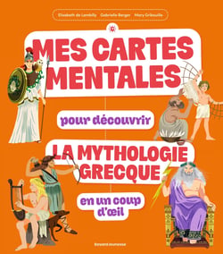 Mes cartes mentales pour découvrir la mythologie grecque en un coup d'oeil