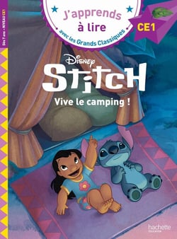 J'apprends à lire avec les grands classiques Disney : CE1 - Stitch : Vive le camping !
