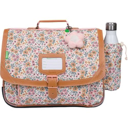 Cartable Tann's 38 cm - Fleurs - Héloïse - 2 compartiments