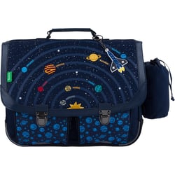 Cartable Tann's 38 cm - Bleu marine - Gabriel - 2 compartiments
