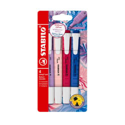 Lot de 4 surligneurs STABILO - Nature Colors - Swing cool Wildflower Edition - 