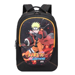Sac à dos La Plume Dorée 32 cm - Bleu marine - Naruto - 2 compartiments