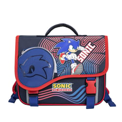 Cartable La Plume Dorée - Sonic - 2 compartiments