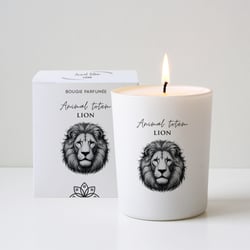 Bougie végétale - Animal Totem180gr "lion" animal totem