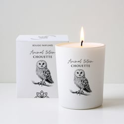 Bougie végétale - Animal Totem - Chouette - 180gr