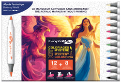 Kit Coloriage Mystère Graph'it Go - Fantasy World