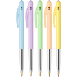 Lot de 50 stylos bille rechargeable BIC - bleu - pointe moyenne