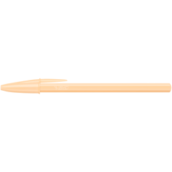 Stylo bille BIC - Cristal Pastel orange - Bleu - Pointe moyenne