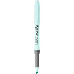 Surligneur pointe moyenne - BIC - Bleu -Pastel Grip