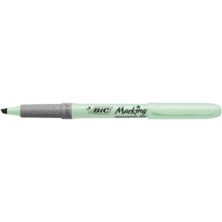 Surligneur pointe moyenne - BIC - Vert -Pastel Grip