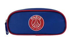 Trousse rectangulaire 2 compartiments La Plume Dorée - Rouge - PSG