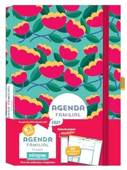 Agenda familial Mémoniak pocket, sept. 2026 à déc. 2027