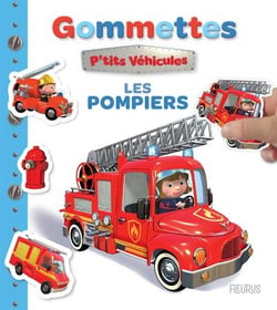 Mes premières gommettes P'tits véhicules - Les pompiers