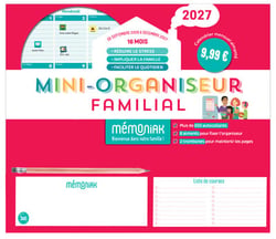 Mémoniak : MPini-organiseur familial : De Septembre à décembre (édition 2026/2027)