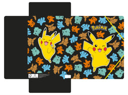 Chemise 24 x 32 cm La Plume dorée - 3 rabats - Pokémon