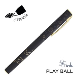 Stylo roller Ink - Rollink Metal Playball - Pointe moyenne - Modèles aléatoires - Vendu à l'unité