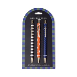 Lot de 3 stylos Designworks - Stripe Star Check