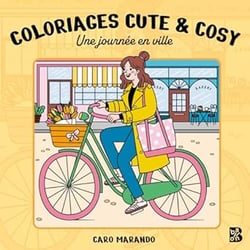 Coloriages cute & cosy - Une journée en ville
