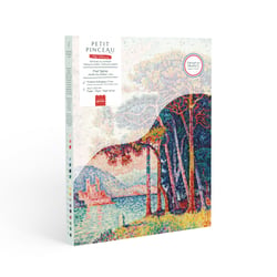 Peinture au numéro Petit pinceau - Antibes (La pinède) - 24,5 x 32,5 cm