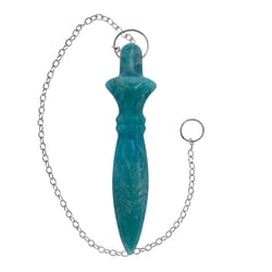 Pendule égyptien Thot gravé - Amazonite