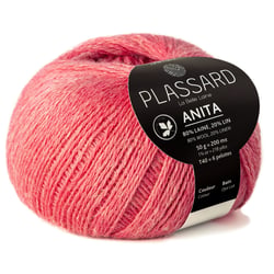 Pelote de fil à tricoter - Plassard - Anita - Rose 31