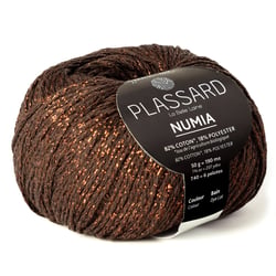 Pelote de fil à tricoter - Plassard - Numia - Chocolat 85