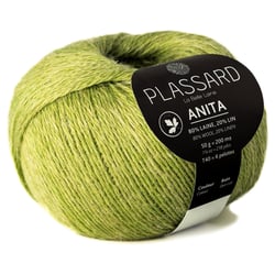 Pelote de fil à tricoter - Plassard - Anita - Olive 78