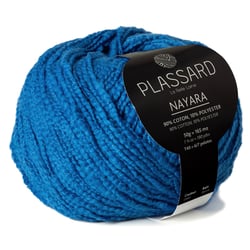 Pelote de fil à tricoter - Plassard - Nayara - Cobalt 102