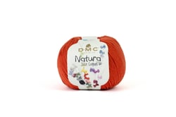 Pelote de fil 100% coton - DMC - Natura - Orange brique 500