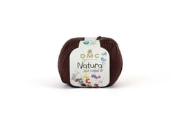 Pelote de fil 100% coton - DMC - Natura - Chocolat noir 502