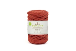 Pelote de fil à tricoter 100% coton - DMC - Eco Vita 12 - Rouille 105