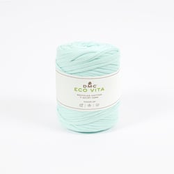Pelote de fil à tricoter 100 % coton - DMC - Eco Vita T-shirt - Mint